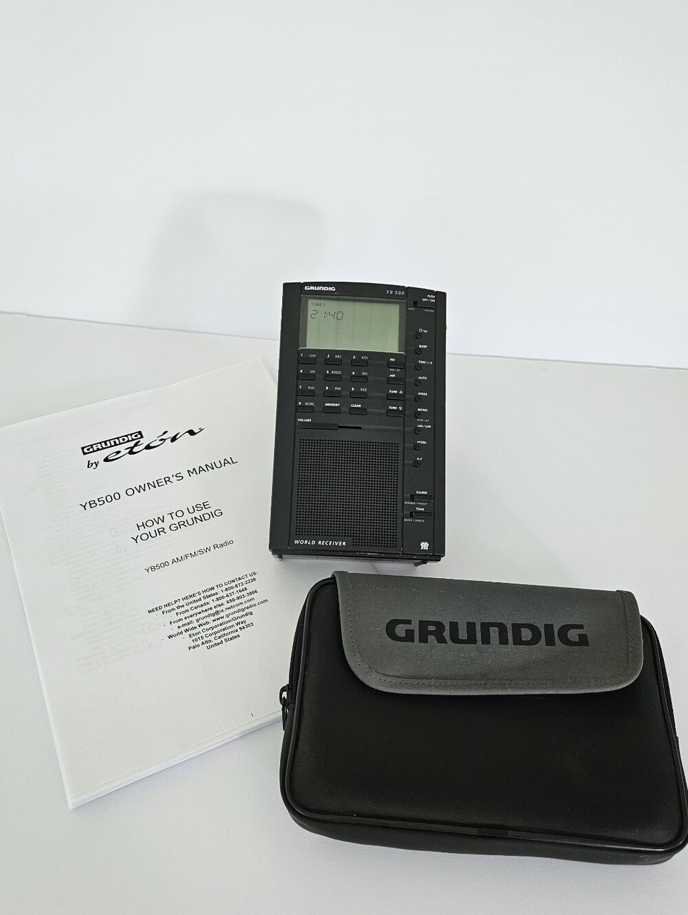 Grundig Yacht Boy 500 YB500 World Receiver Radio FM LW MW SW With Case